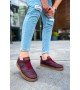 ByselShoes CH157 CKT Retro Erkek Ayakkabı BORDO