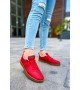 ByselShoes CH157 CKT Retro Erkek Ayakkabı KIRMIZI