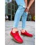 ByselShoes CH157 CKT Retro Erkek Ayakkabı KIRMIZI