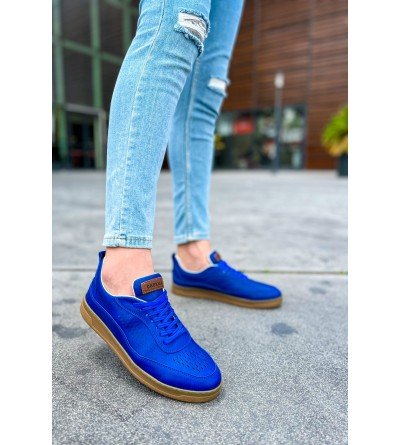 ByselShoes CH157 CKT Retro Erkek Ayakkabı MAVI