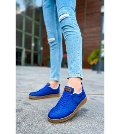 ByselShoes CH157 CKT Retro Erkek Ayakkabı MAVI