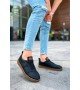 ByselShoes CH157 CKT Retro Erkek Ayakkabı SIYAH