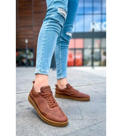 ByselShoes CH157 CKT Retro Erkek Ayakkabı TABA