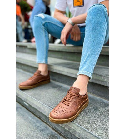 ByselShoes CH157 CKT Retro Erkek Ayakkabı TABA