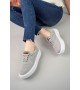 ByselShoes CH173 KBT Velluto Kadın Ayakkabı GRI