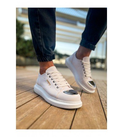 ByselShoes CH175 CBT Mirror Erkek Ayakkabı BEYAZ