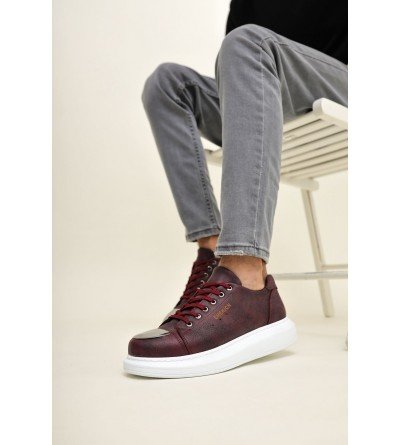 ByselShoes CH175 CBT Mirror Erkek Ayakkabı BORDO