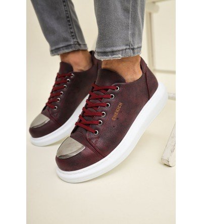 ByselShoes CH175 CBT Mirror Erkek Ayakkabı BORDO