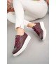 ByselShoes CH175 CBT Mirror Kadın Ayakkabı BORDO