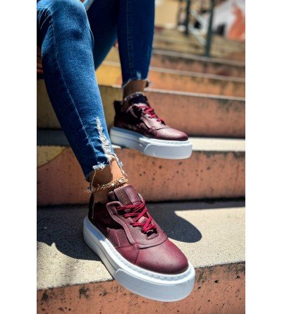 ByselShoes CH187 CBT Kadın Ayakkabı BORDO