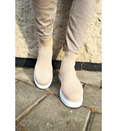 ByselShoes CH207 TRT Maglieria-T Erkek Ayakkabı KREM