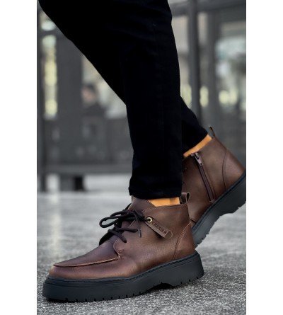 ByselShoes CH213 CST Bryggen Erkek Bot KAHVE