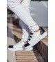 ByselShoes CH251 GBT Mirror Furry Erkek Ayakkabı BEYAZ/SIYAH