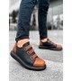 ByselShoes CH253 CST Mirror Non Man Sneakers SIYAH/TABA