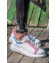 ByselShoes CH254 CBT Pittura Erkek Ayakkabı 420 MAVI-PEMBE ISLEME