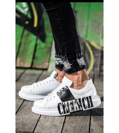 ByselShoes CH254 CBT Pittura Erkek Ayakkabı 422 SIYAH BEYAZ CHEKICH