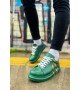 ByselShoes CH254 CBT Pittura Erkek Ayakkabı 491 YESIL / KOYU YESIL V