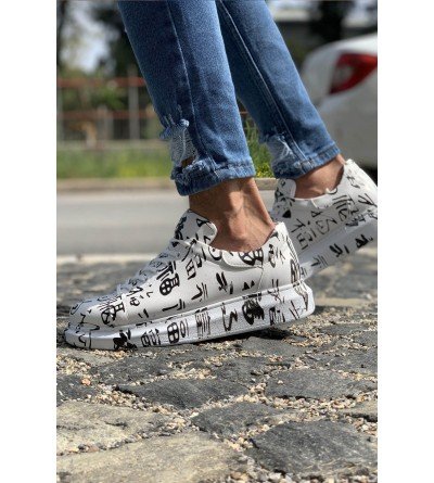 ByselShoes CH255 BT Erkek Ayakkabı 312 SIYAH ÇIN YAZILI