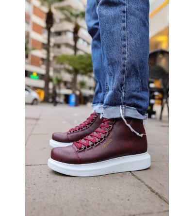 ByselShoes CH258 CBT Roma Erkek Bot BORDO