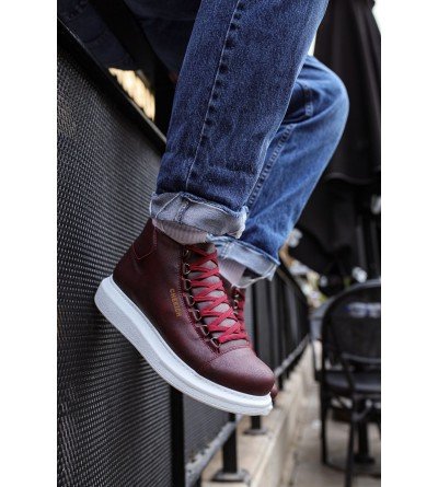 ByselShoes CH258 CBT Roma Erkek Bot BORDO