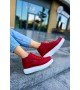 ByselShoes CH258 CBT Roma Kadın Bot KIRMIZI