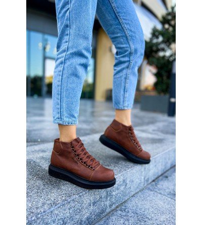 ByselShoes CH258 CST Roma Kadın Bot TABA