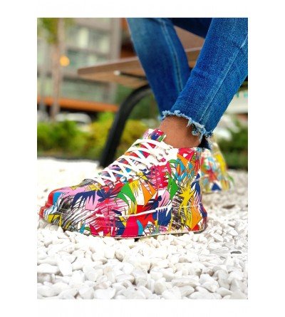 ByselShoes CH265 CBT Roma Printed Erkek Ayakkabı K.RENKLI