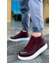 ByselShoes CH267 CBT Roma Mirror Erkek Bot BORDO