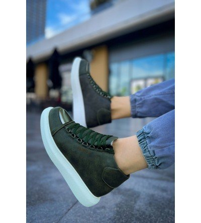 ByselShoes CH267 CBT Roma Mirror Erkek Bot HAKI