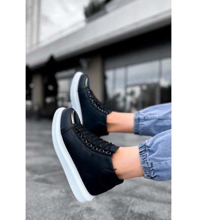 ByselShoes CH267 CBT Roma Mirror Erkek Bot SIYAH