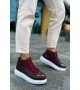 ByselShoes CH267 CBT Roma Mirror Kadın Bot BORDO