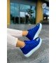 ByselShoes CH267 CBT Roma Mirror Kadın Bot MAVI