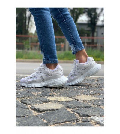 ByselShoes CH301 BT Erkek Ayakkabı BEYAZ - GRI