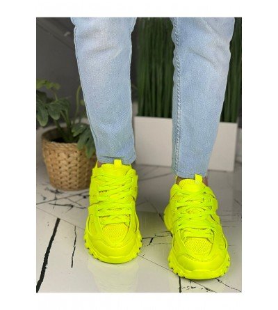 ByselShoes CH301 RRT Erkek Ayakkabı 539 NEON SARI