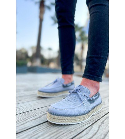 ByselShoes CH311 Espadril Erkek Ayakkabı ANTRASIT