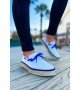 ByselShoes CH311 Espadril Erkek Ayakkabı BEYAZ / SAX MAVI