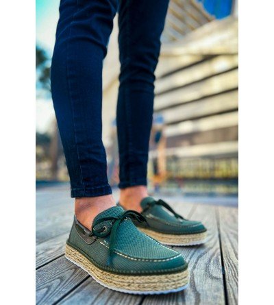 ByselShoes CH311 Espadril Erkek Ayakkabı HAKI