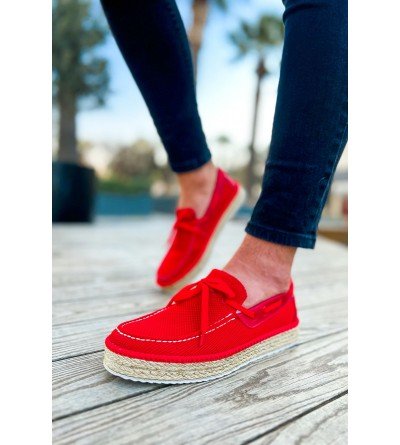 ByselShoes CH311 Espadril Erkek Ayakkabı KIRMIZI