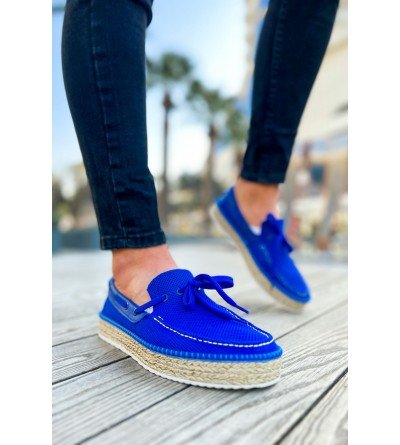 ByselShoes CH311 Espadril Erkek Ayakkabı MAVI