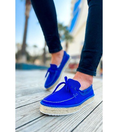 ByselShoes CH311 Espadril Erkek Ayakkabı MAVI