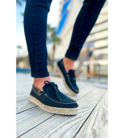 ByselShoes CH311 Espadril Erkek Ayakkabı SIYAH