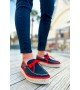 ByselShoes CH311 Espadril Erkek Ayakkabı SIYAH - KIRMIZI