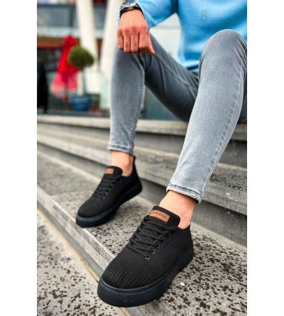 ByselShoes CH413 TST Crew Erkek Ayakkabı SIYAH