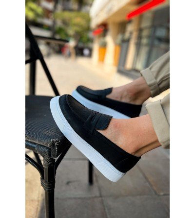 ByselShoes CH421 CBT Bandera Erkek Ayakkabı SIYAH