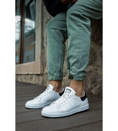 ByselShoes CH977 GBT Tennis Erkek Ayakkabı BEYAZ/SIYAH