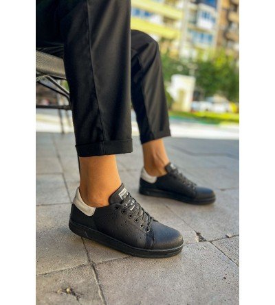 ByselShoes CH981 CST Tennis Erkek Ayakkabı SIYAH/BEYAZ