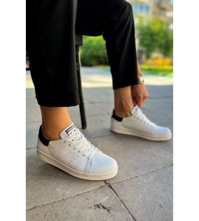 ByselShoes CH981 GBT Tennis Erkek Ayakkabı BEYAZ/SIYAH