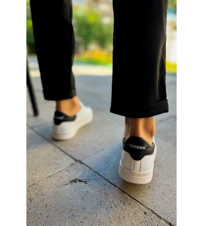 ByselShoes CH981 GBT Tennis Erkek Ayakkabı BEYAZ/SIYAH