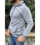 ByselShoes Kapüşonlu Sweatshirt GRI