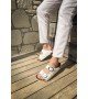 ByselShoes TRL001  Deri Terlik BEYAZ